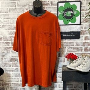 Duluth Trading Co Orange Denim Jeans Vibrant and Eye-Catching